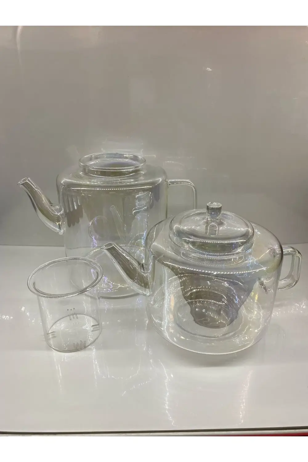 Borosilikat Çaydanlık 1000 ML-1600 ML Isıya Dayanıklı