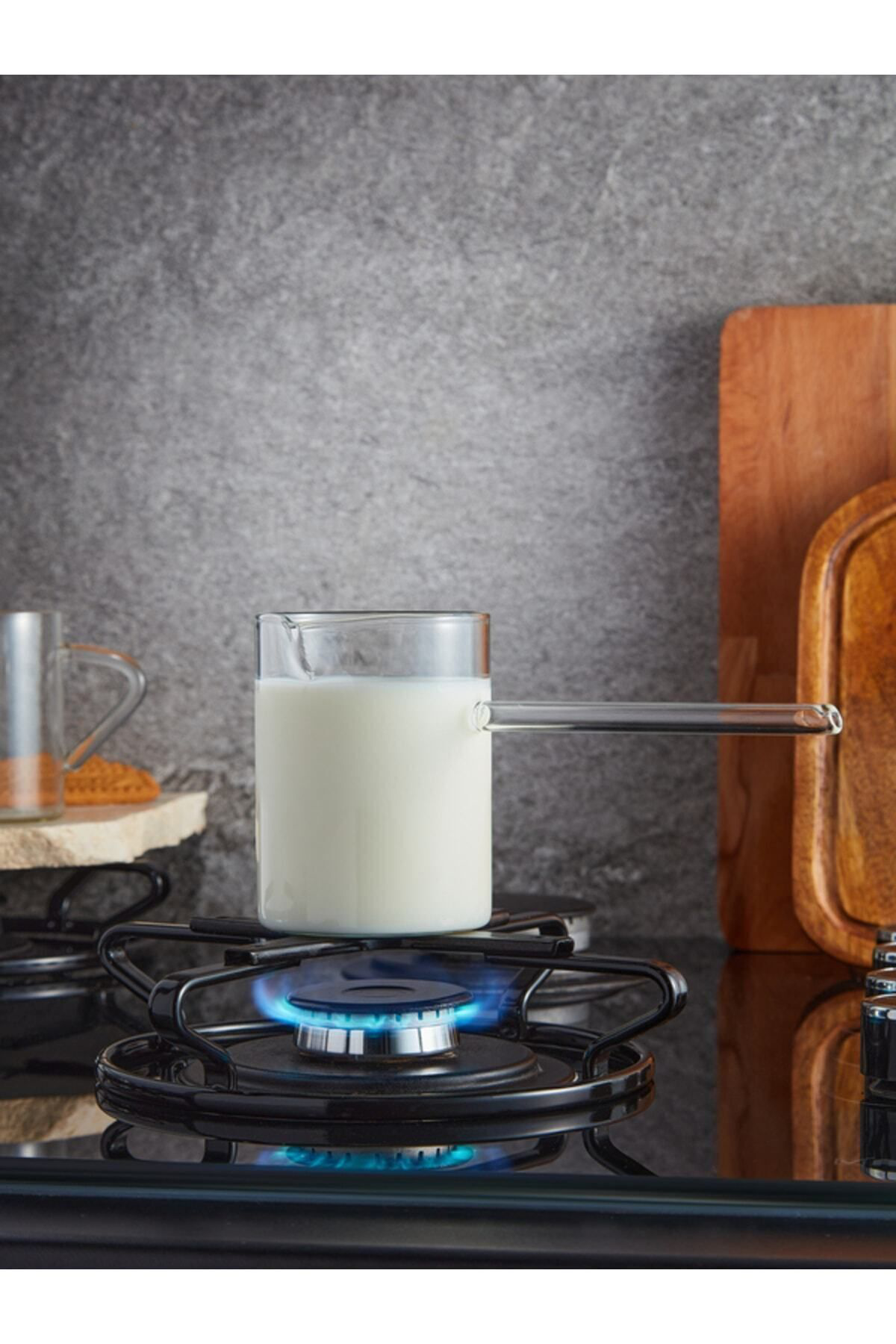 Vetroce Borosilikat Üfleme Cezve 400 Ml