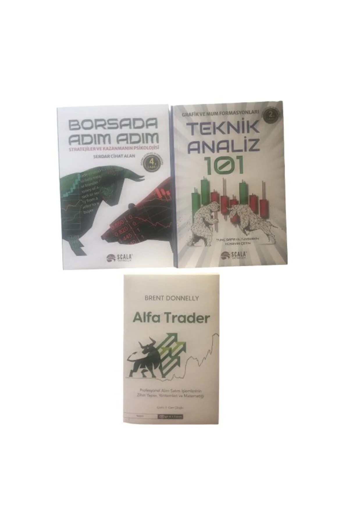 BORSADA ADIM ADIM+TEKNIK ANALIZ 101+ALFA TRADER 3 SET Fiyatı, Yorumları ve Özellikleri