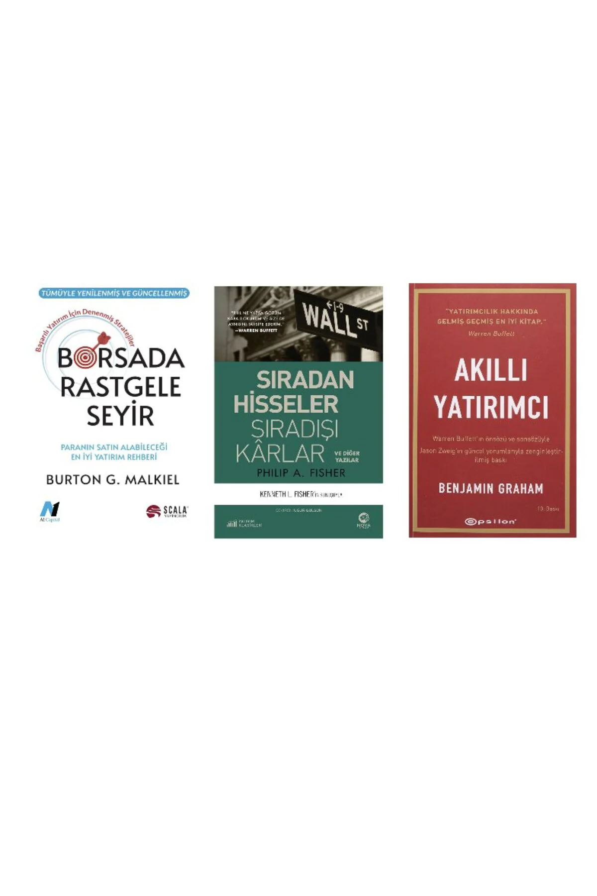 BORSADA RASGELE SEYIR+SIRADAN HISSELER SIRA DISI KARLAR+AKILLI YATIRIMCI=3 SET