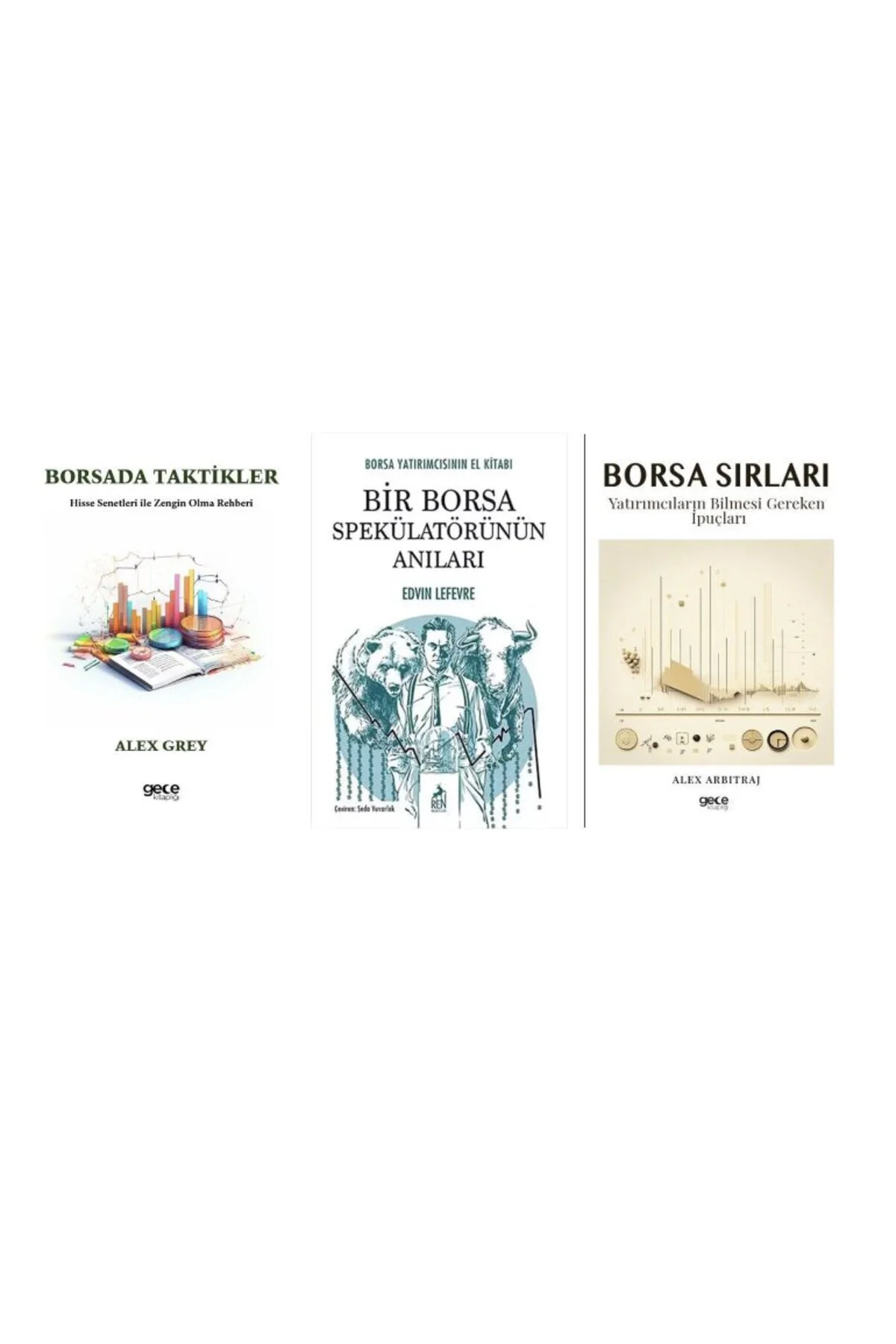 borsada taktikler + bir borsa spekulatorunun anilari + borsa sirlari=(3 kitap) Fiyatı, Yorumları ve Özellikleri