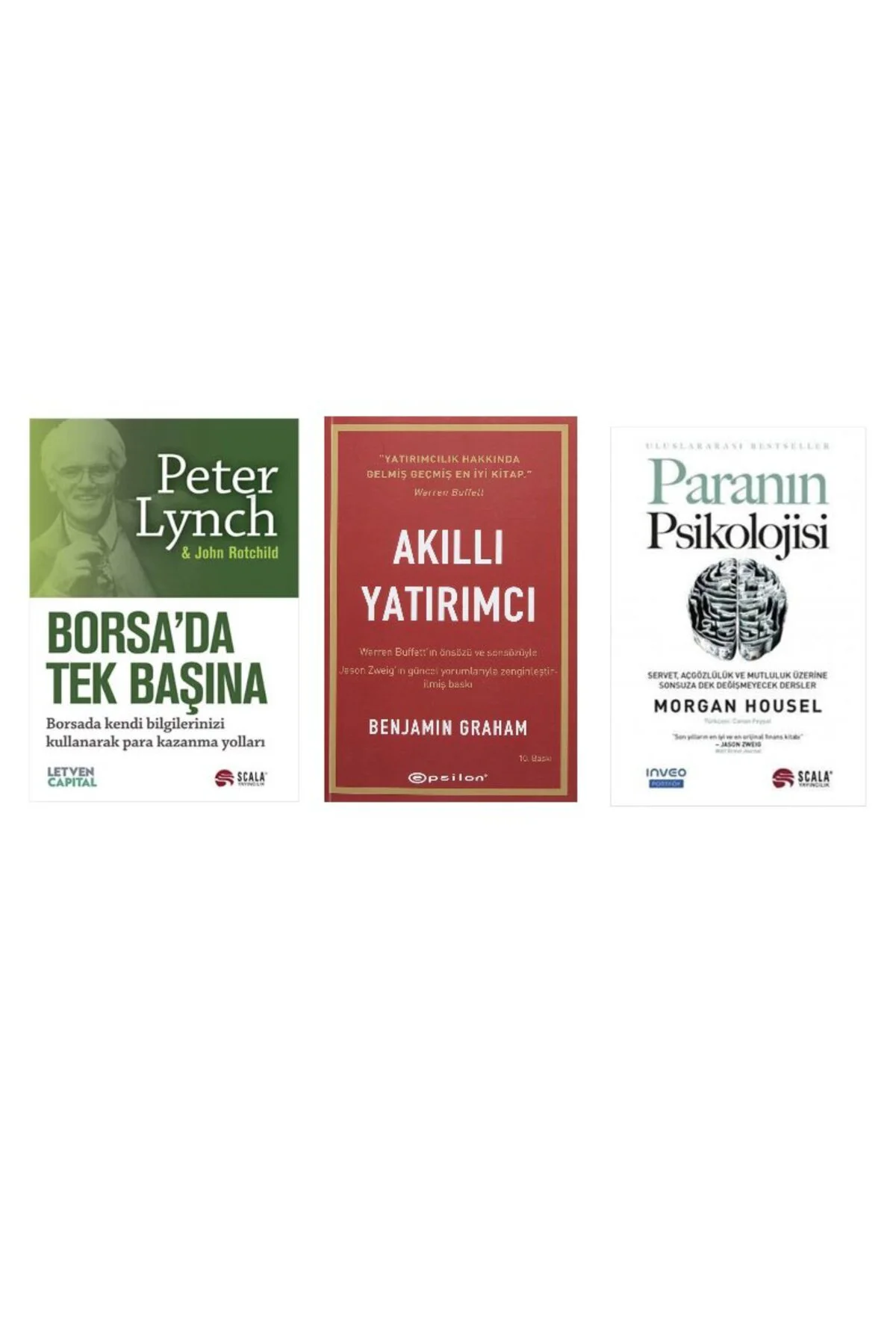 borsada tek basina+akilli yatirimci+paranin psikolojisi=3 set Fiyatı, Yorumları ve Özellikleri