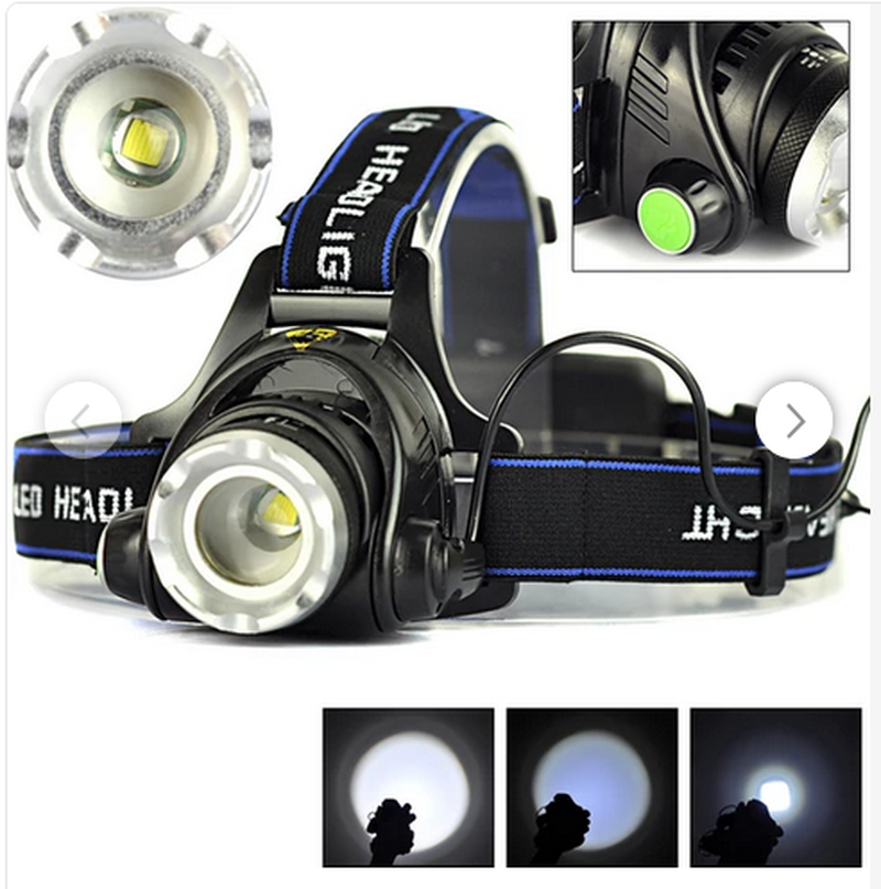 Boruit Led Kafa Feneri 2000Lm Xm-L T6 2000 Lumens 3 Modlu TdrTR