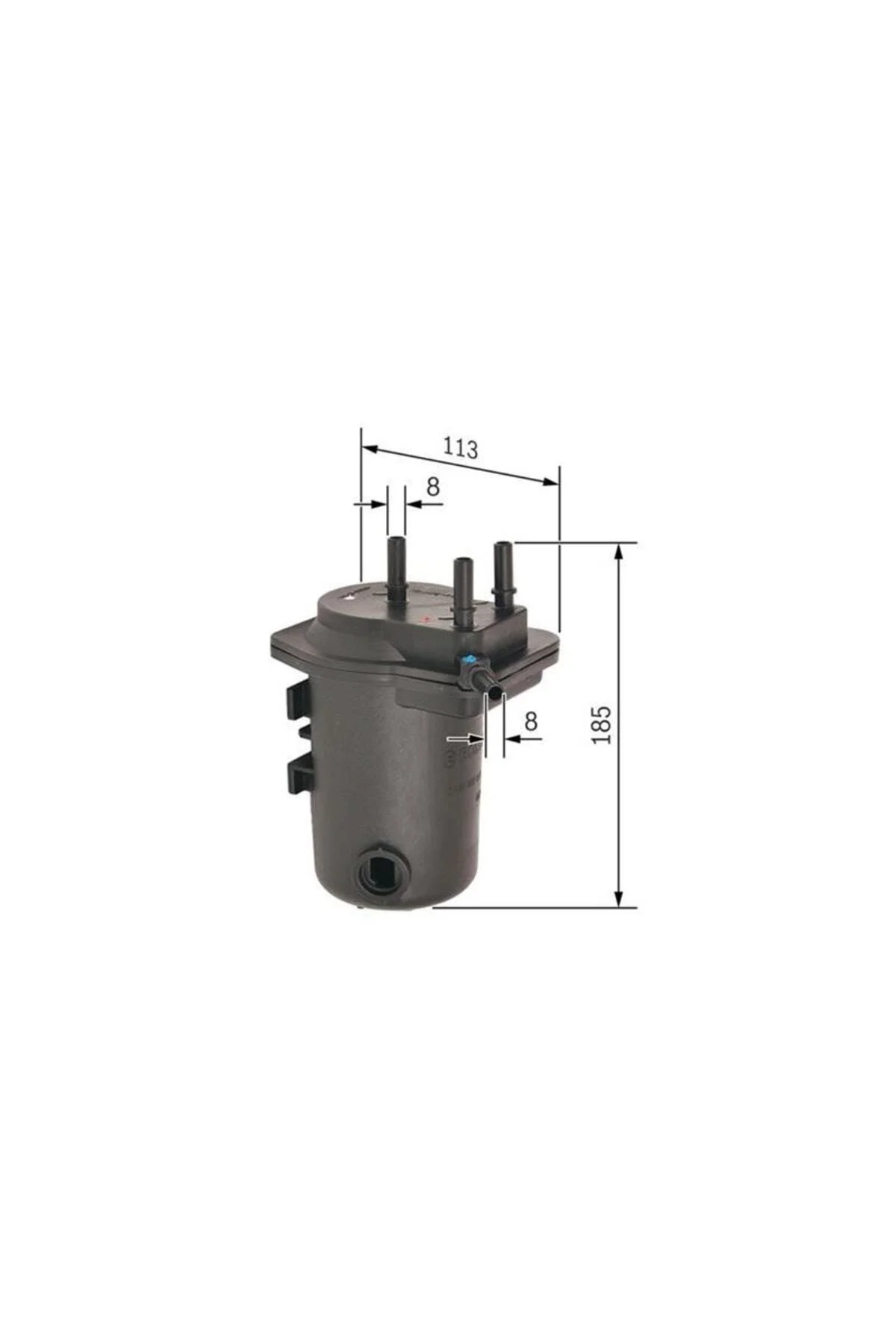 Bos-09864b2023 Mazot Fıltresı  uyumlu Clıo Iı Symbol Juke F15 Mıcra Iıı K12 Note E11 1.5 K9k 7