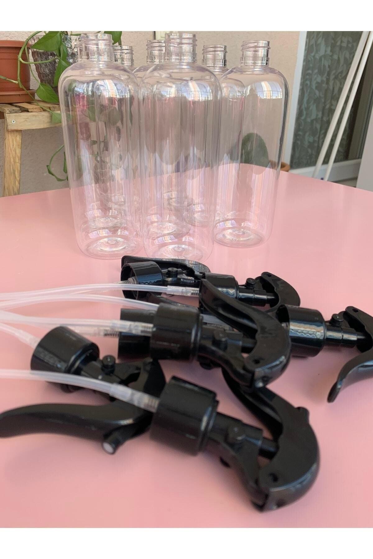 Wellline Boş Fısfıs Sprey Şişe 400 Ml Şeffaf 20 Adet Genel Bakım Spreyi