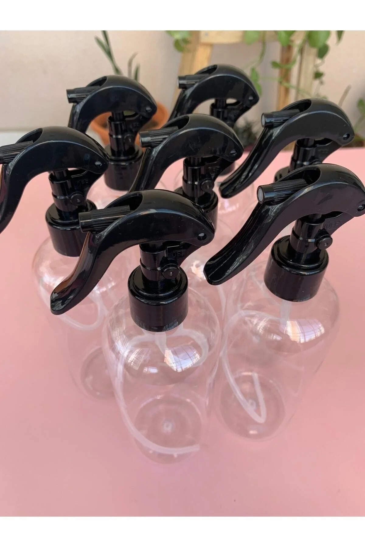 Boş Fısfıs Sprey Şişe 400 Ml Şeffaf 20 adet genel bakım spreyi
