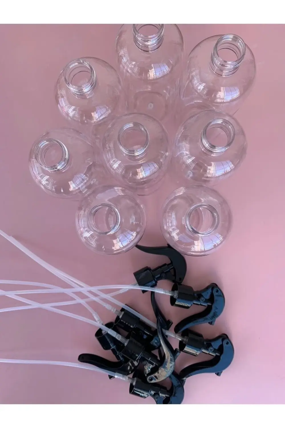 Boş Fısfıs Sprey Şişe 400 Ml Şeffaf 20 adet genel bakım spreyi