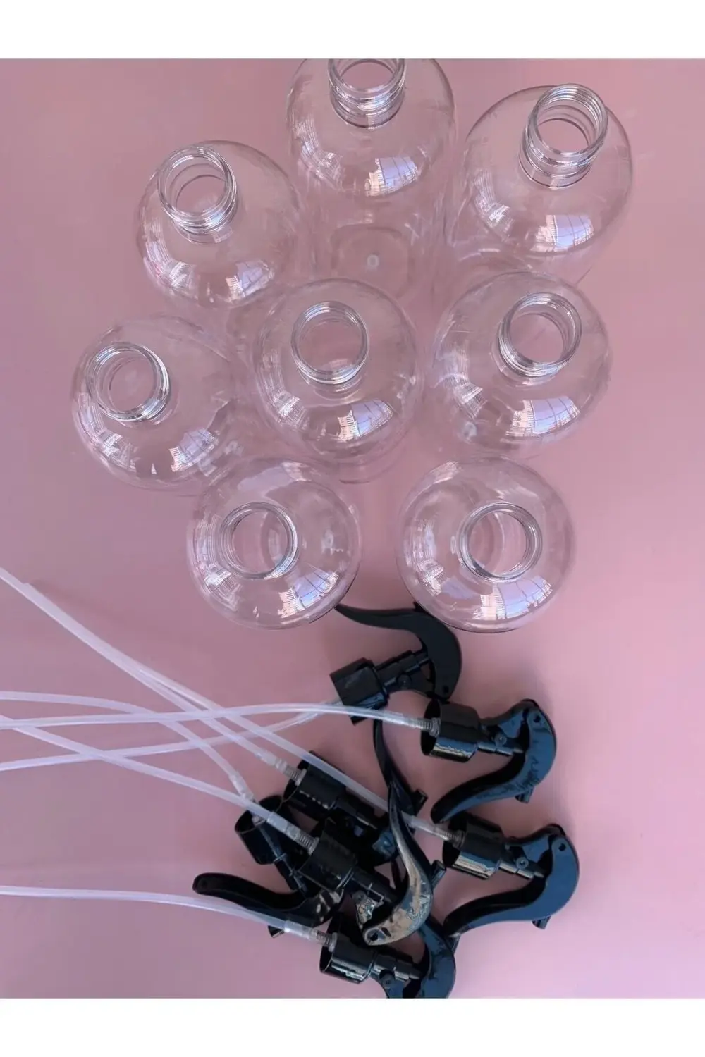 Boş Fısfıs Sprey Şişe 400 Ml Şeffaf 50adet