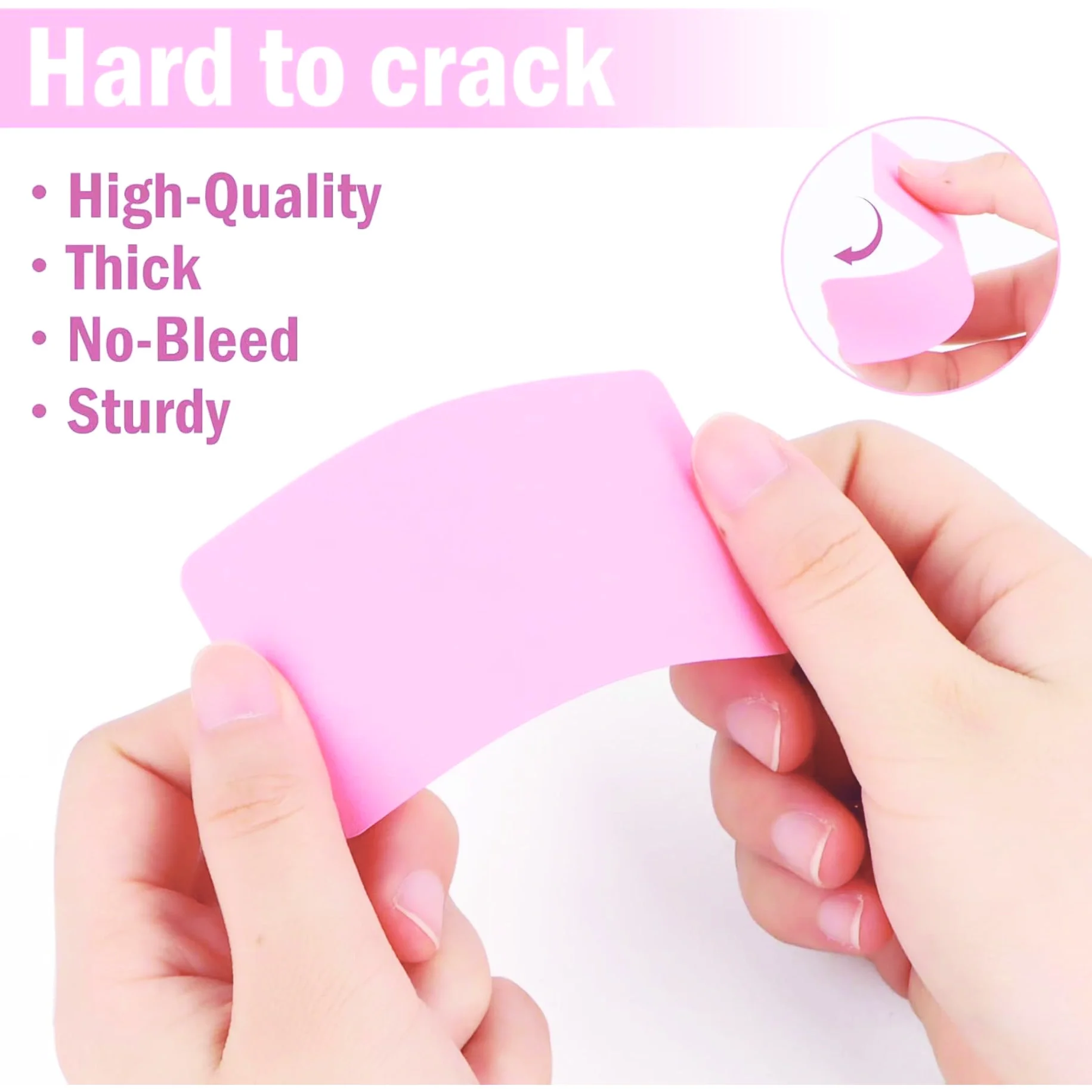 Boş Kelime Kartları 5x8 cm - 50 Adet Oval Kenarlı | Tabu &amp; Not Kartları - Kraft