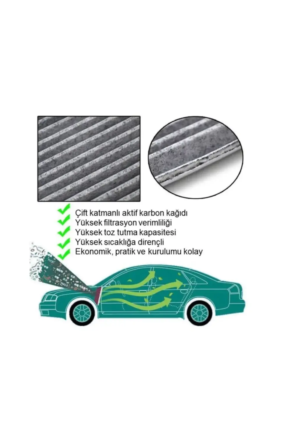 BOSCH 1987432431-POLEN FİLTRESİ (KARBONLU) VW TRANSPORTER T6 2015