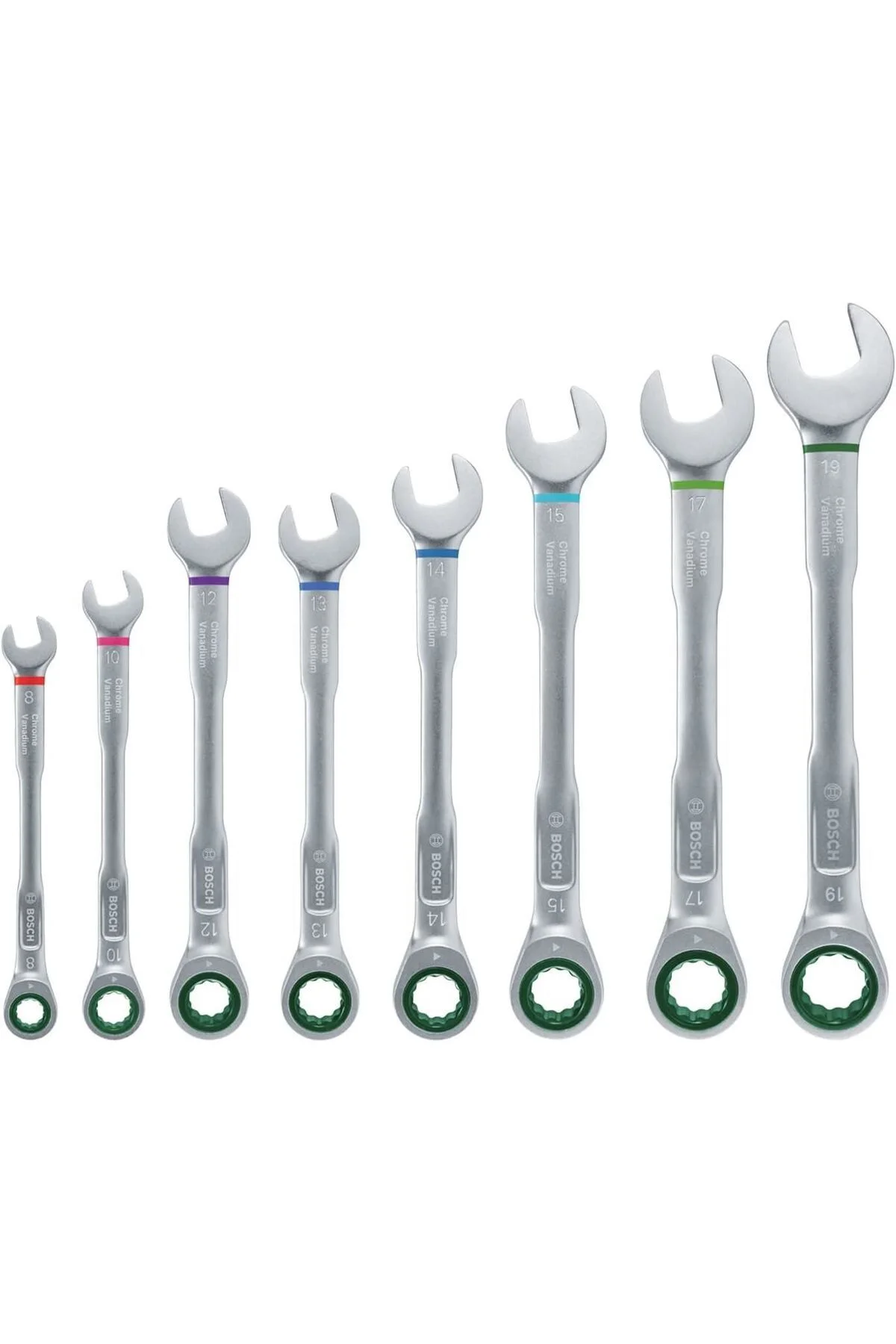 Bosch 8 Parça Kombine Anahtar Seti