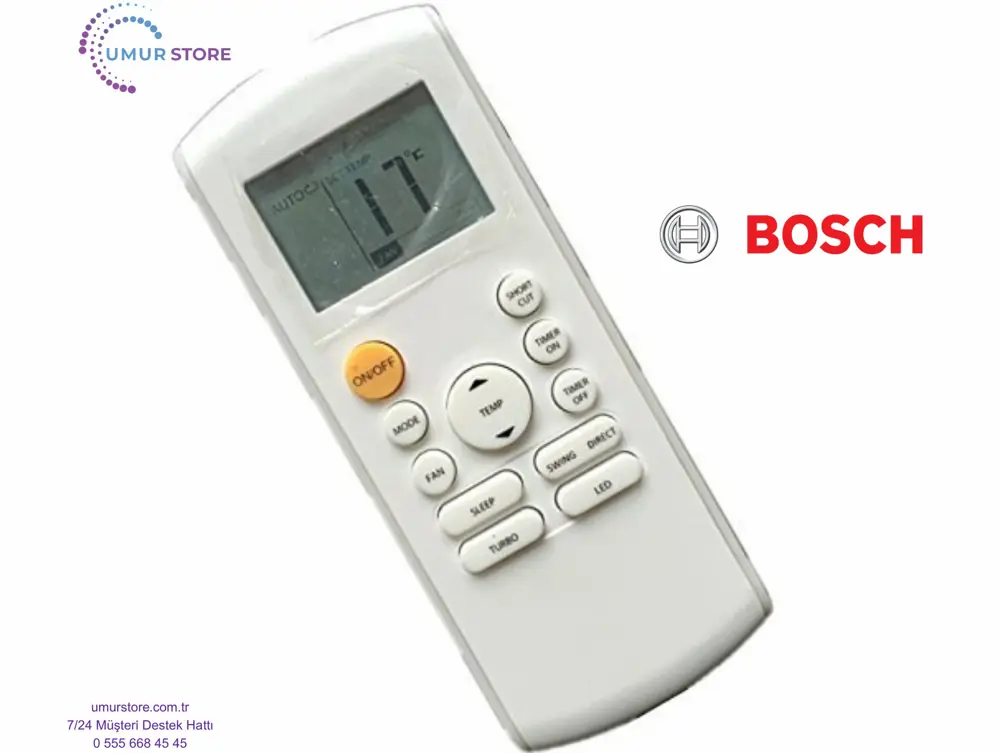 Bosch B1ZMA18602 Klima Kumandası Bosch B1ZMA18602 Klima Kumandası