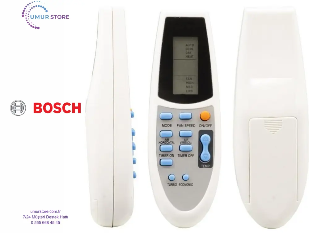 Bosch B1ZMI12627/02 Uyumlu Klima Kumandası