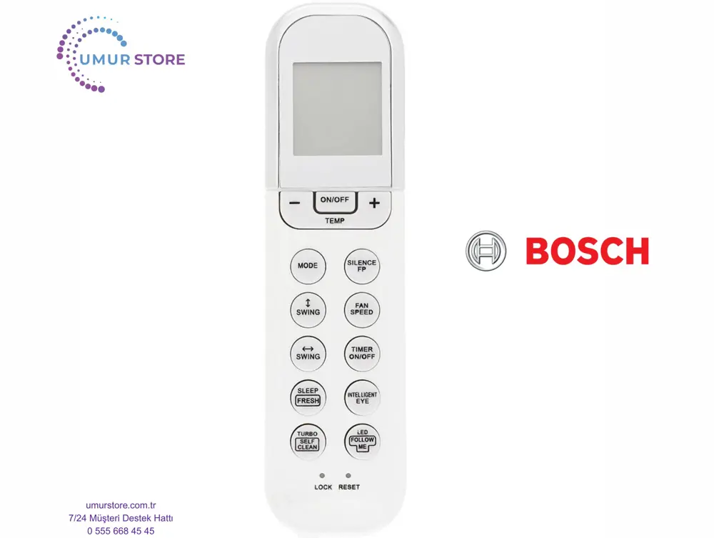 Bosch Breeze B1ZMI24624 Uyumlu Klima Kumandası Bosch Breeze B1ZMI24624 Uyumlu Klima Kumandası