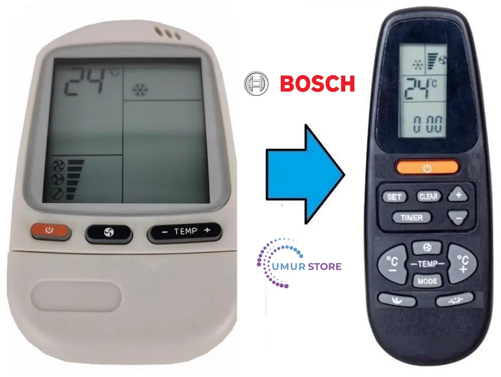 Bosch E-Nr B1ZA I 12206/01 Klima Kumandası