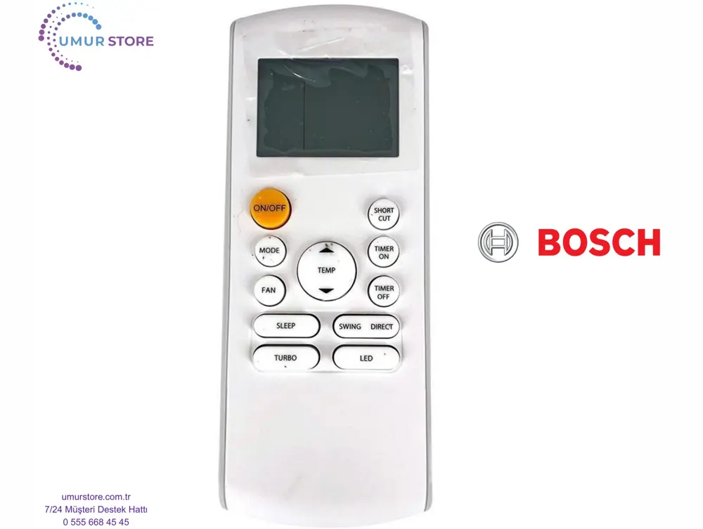 Bosch E-Nr B1ZMI 18628 Uyumlu Klima Kumandası