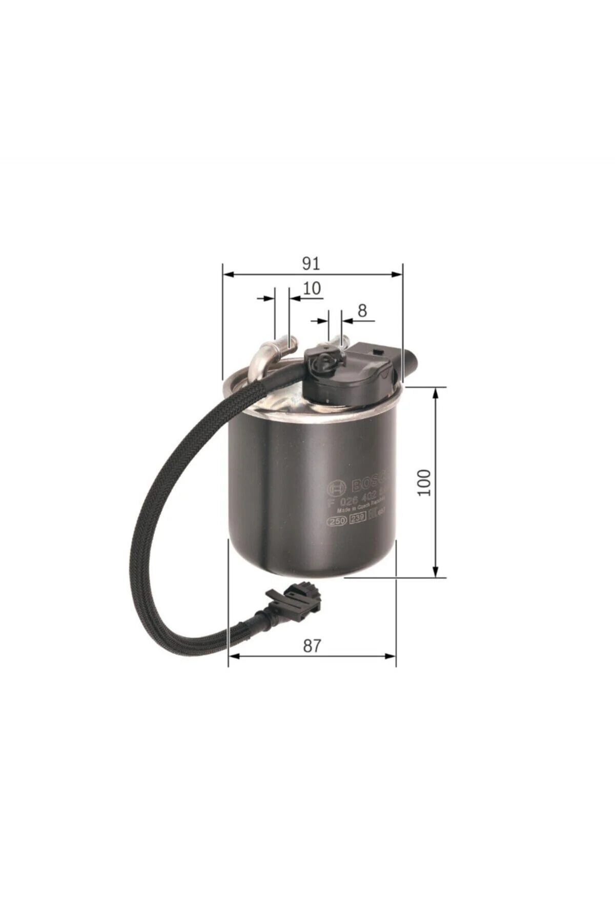 Bosch F026402840 Yakıt Filtresi Mazot Vw Crafter 30 35 50 2.5tdı