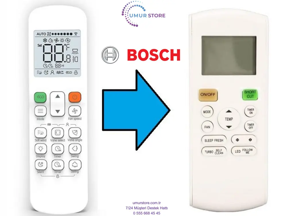 Bosch Mdv Klima Kumandası Bosch Mdv Klima Kumandası