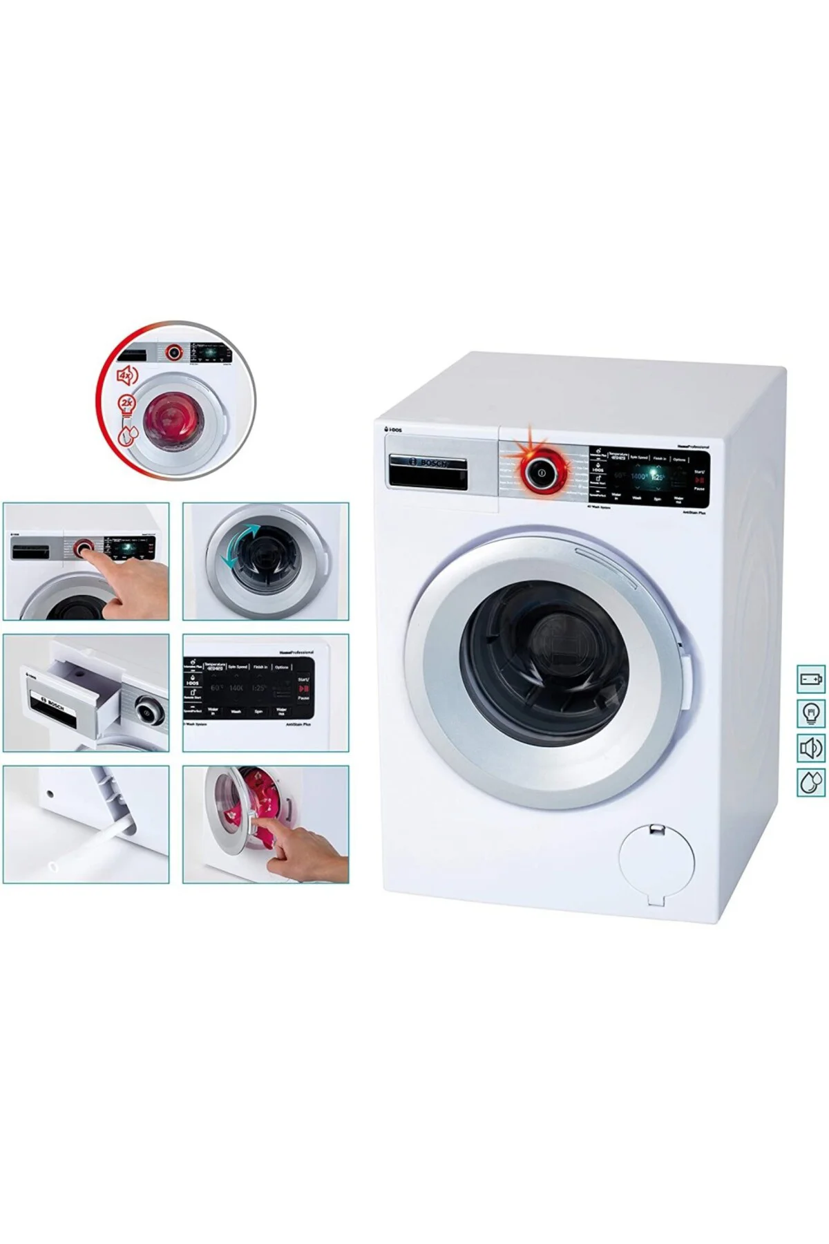Bosch Oyuncak Sesli Işıklı Çamaşır Makinesi