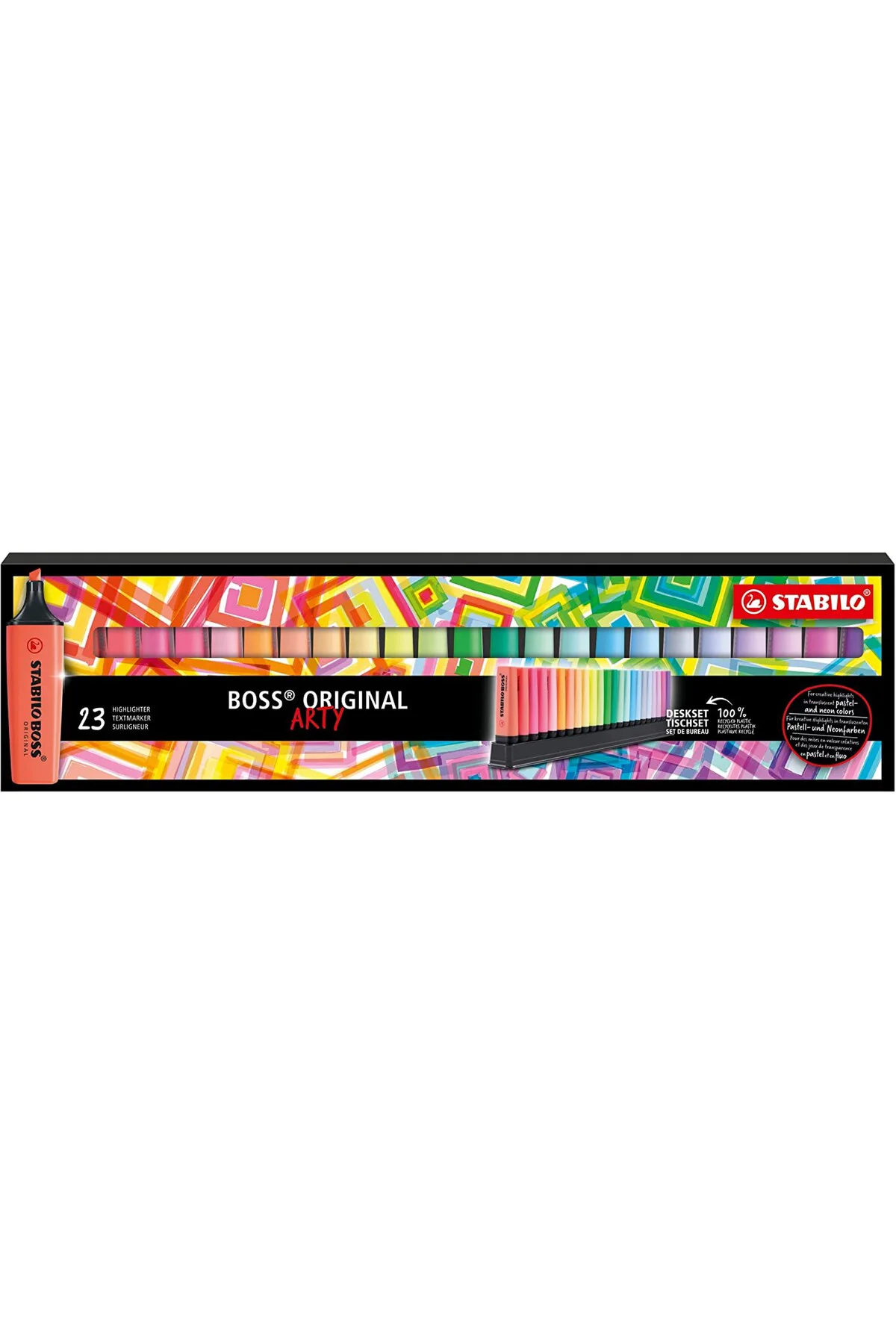 Boss Original ARTY 23 Renk Masa Üstü Standlı Set /7023-01-5-20