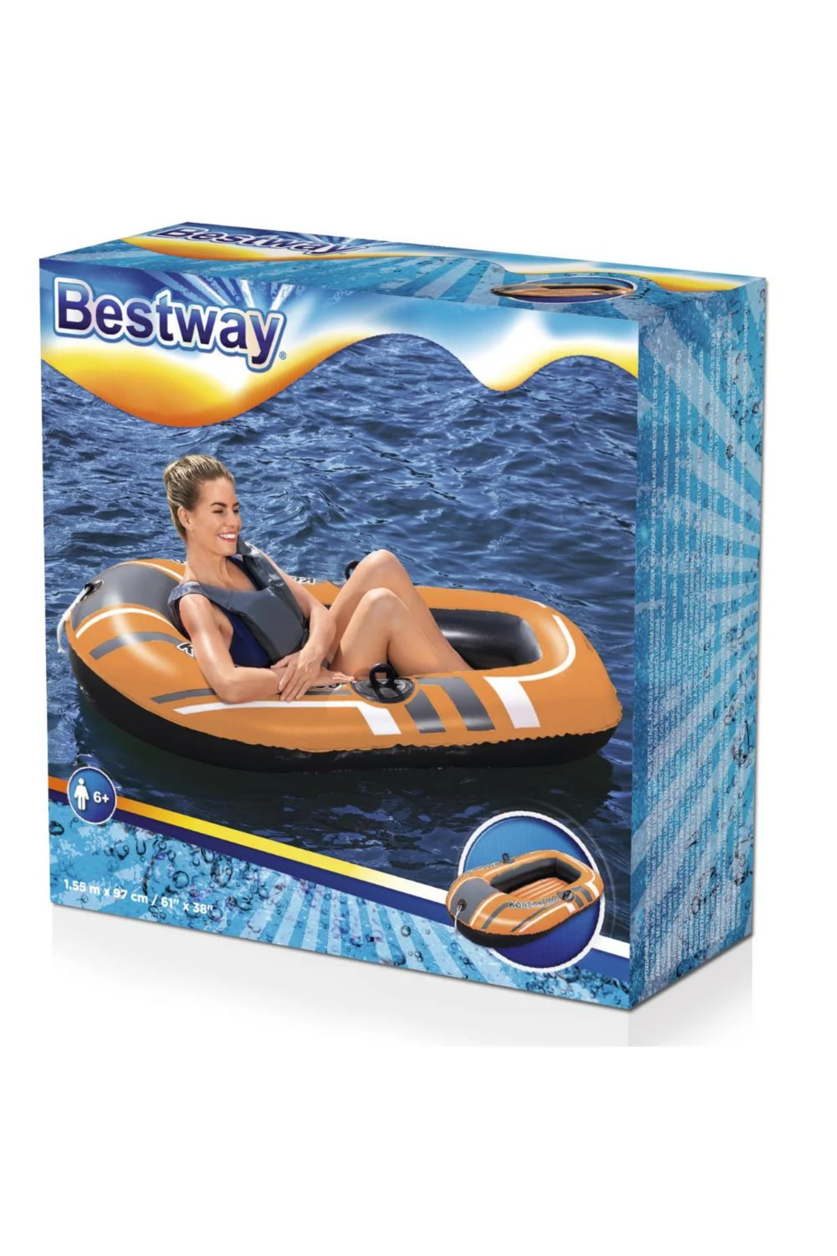 Bot Hydro Force 1 Kişilik 155x97 Cm - 61099