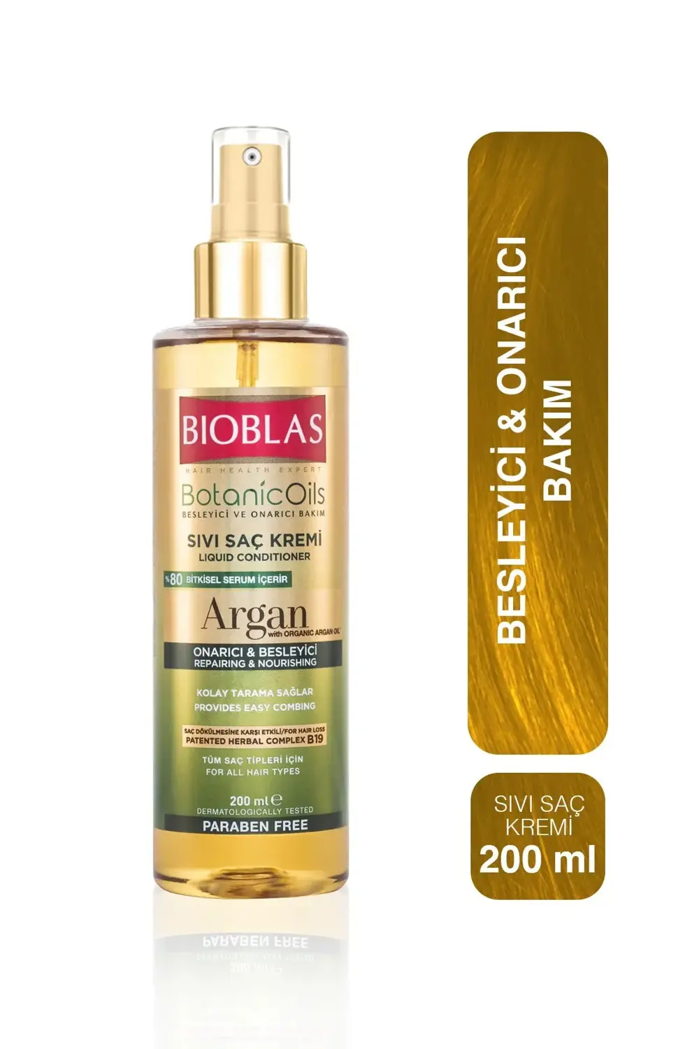 Botanic Oil Argan Yağlı Sıvı Saç Kremi 200 Ml