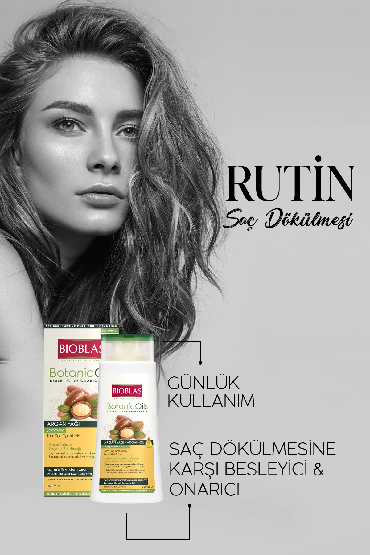 Botanic Oils Argan Şampuan 360 Ml Besleyici, Onarıcı, Argan Yağı