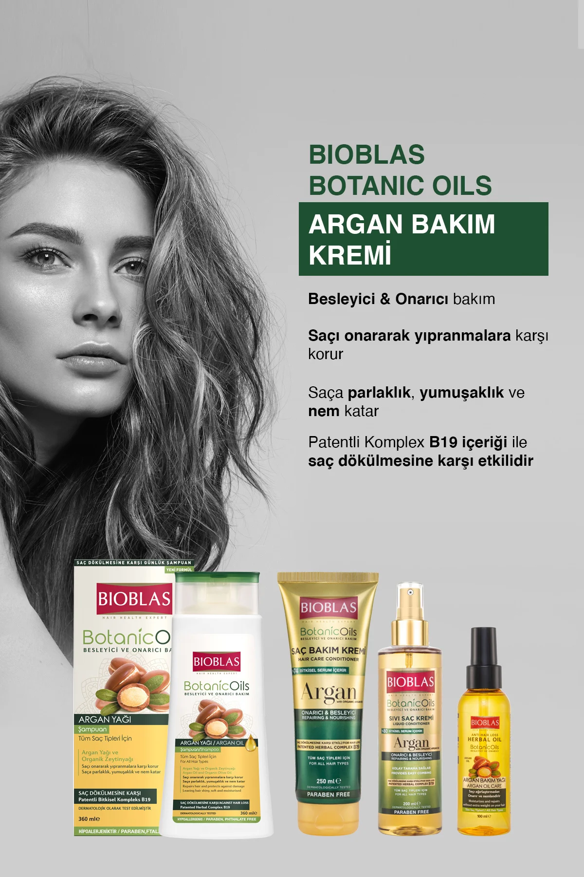 Botanic Oils Argan Yağlı Saç Kremi 250 Ml Onarıcı Argan Saç Bakım Kremi