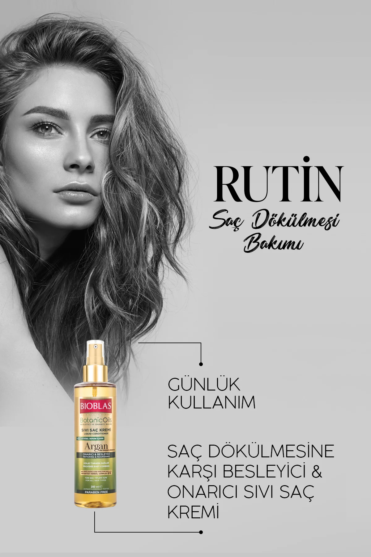Botanic Oils Argan Yağlı Sıvı Saç Kremi 200 Ml Onarıcı Bakım Kremi