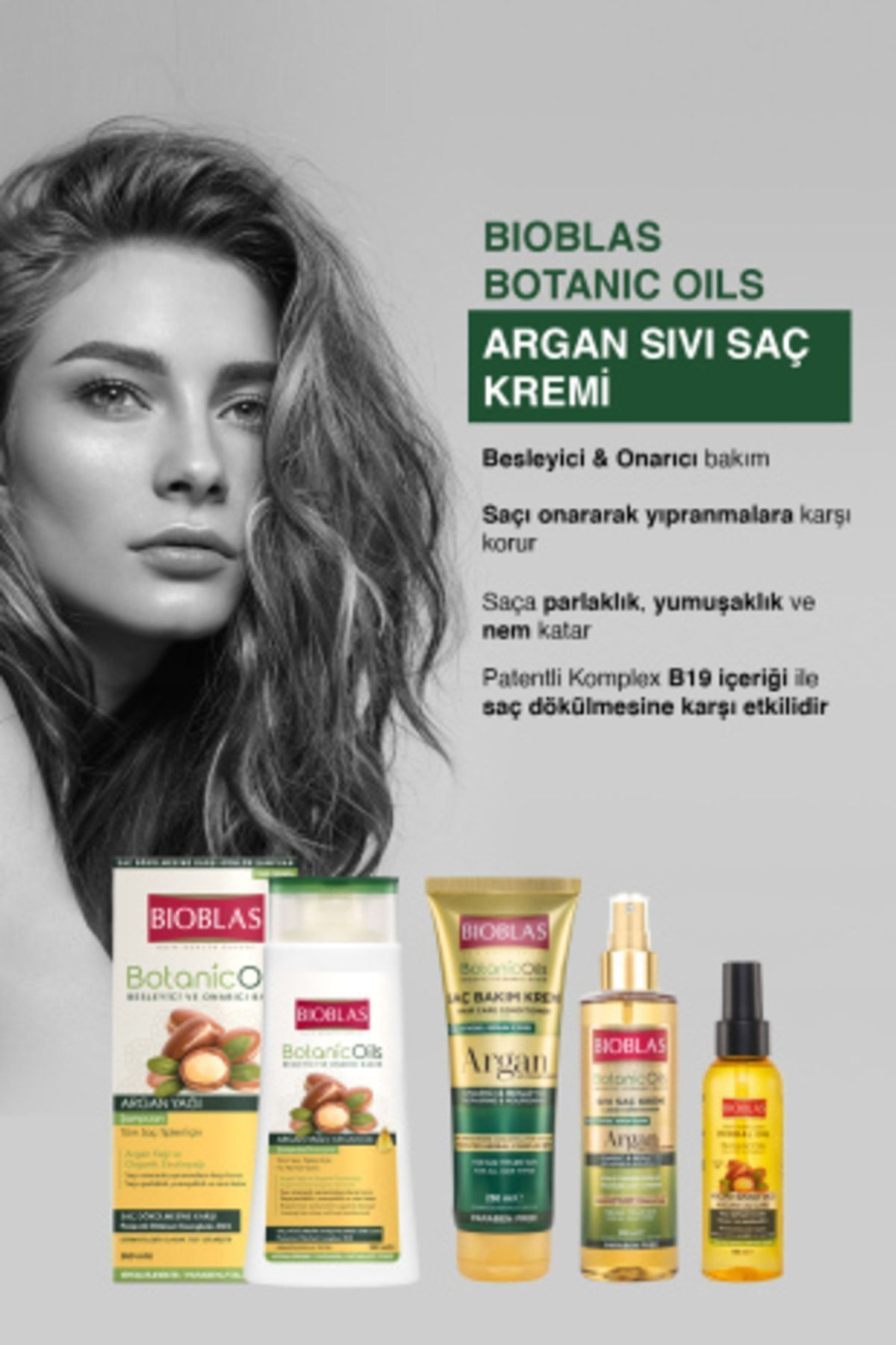Bioblas Botanic Oils Argan Yağlı Sıvı Saç Kremi 200 Ml Onarıcı Argan Sıvı
