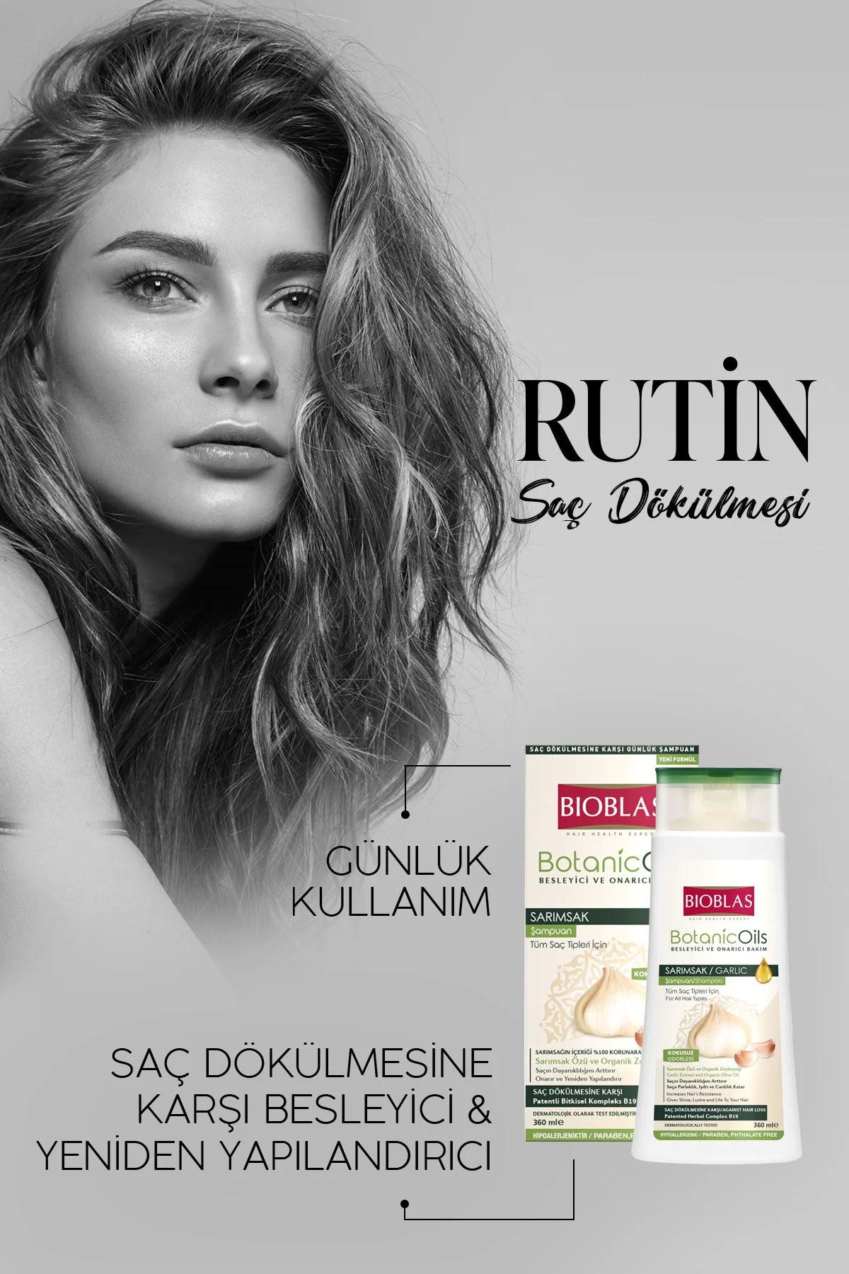 Botanic Oils Sarımsaklı Şampuan 360 ml Saç Dökülmesine Karşı, Güçlendirici Botanic Oils Sarımsaklı Şampuan 360 ml Saç Dökülmesine Karşı, Güçlendirici
