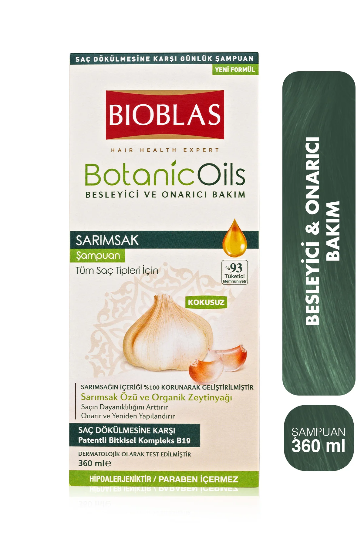 Botanic Oils Sarımsaklı Şampuan 360 ml Saç Dökülmesine Karşı, Güçlendirici Botanic Oils Sarımsaklı Şampuan 360 ml Saç Dökülmesine Karşı, Güçlendirici