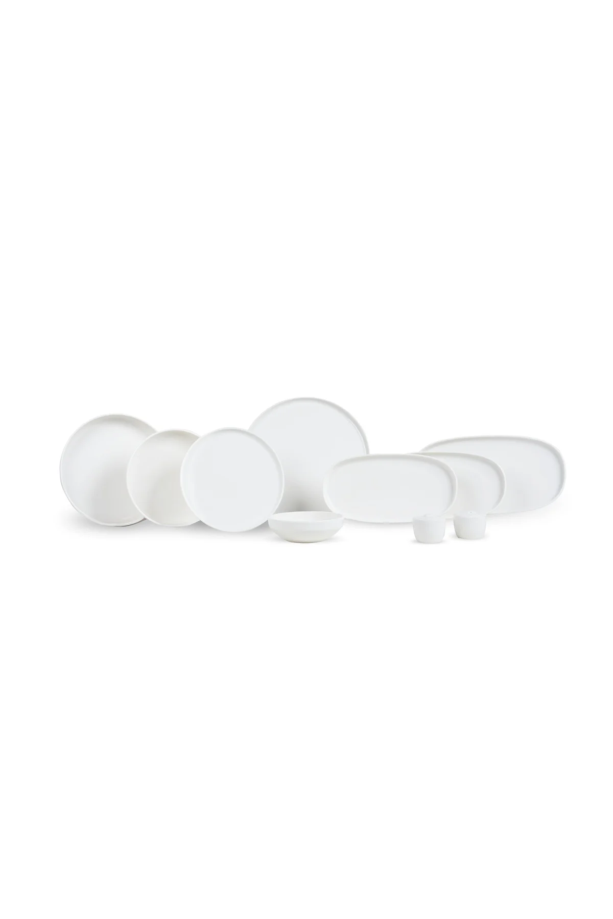 Botanical White Yemek Takımı 55 Parça