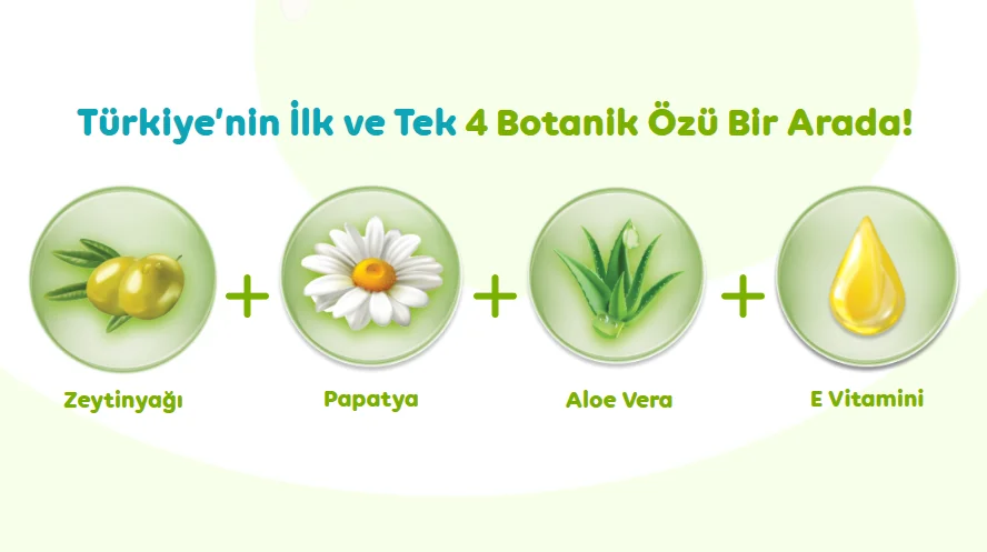 Botanika Islak Havlu - Papatya & Aloe Vera’lı Bebek Islak Mendili (20’li)