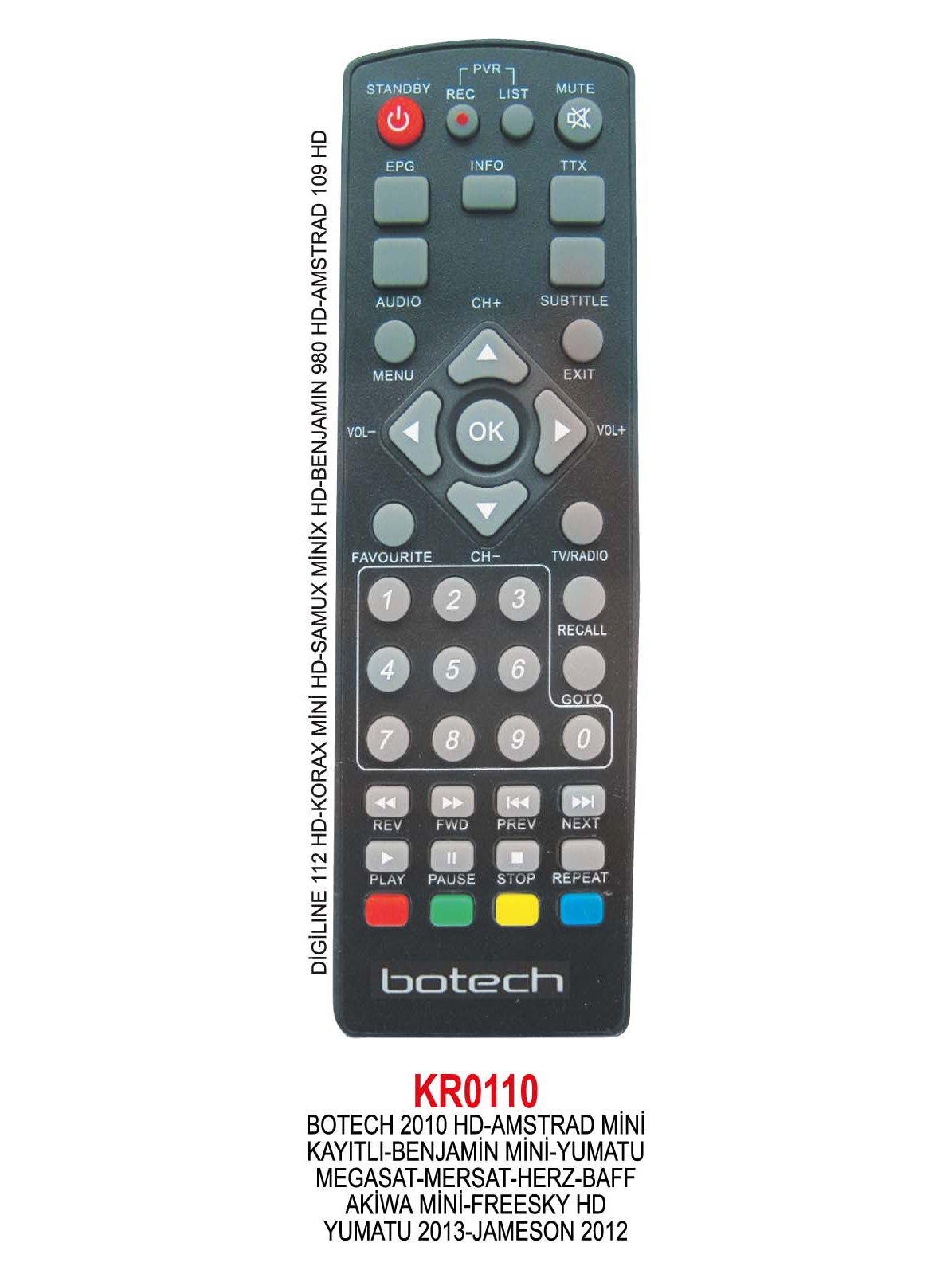 BOTECH 2010 HD KUMANDA