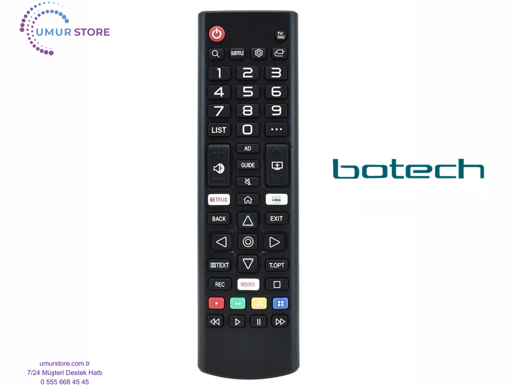 Botech 65BSE9503 4K Webos Televizyon Kumandası-Mikrofonsuz Botech 65BSE9503 4K Webos Televizyon Kumandası-Mikrofonsuz