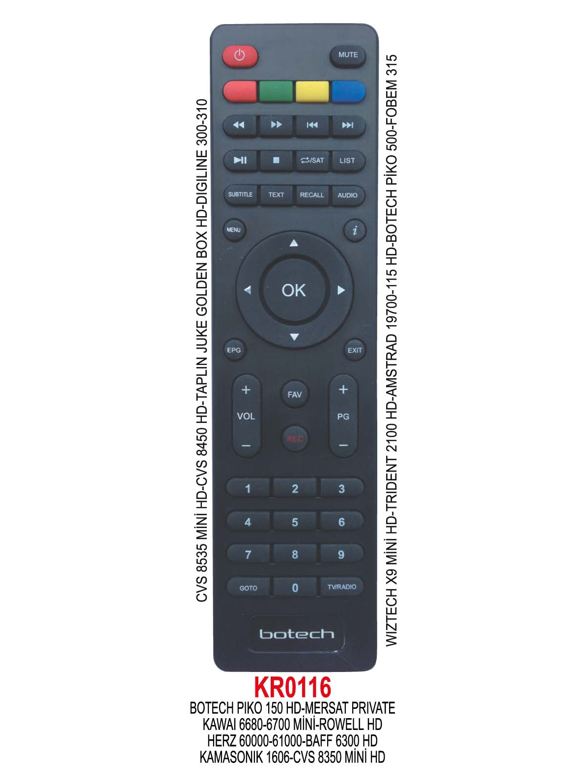 Botech  Piko 150 Hd Uydu Kumanda