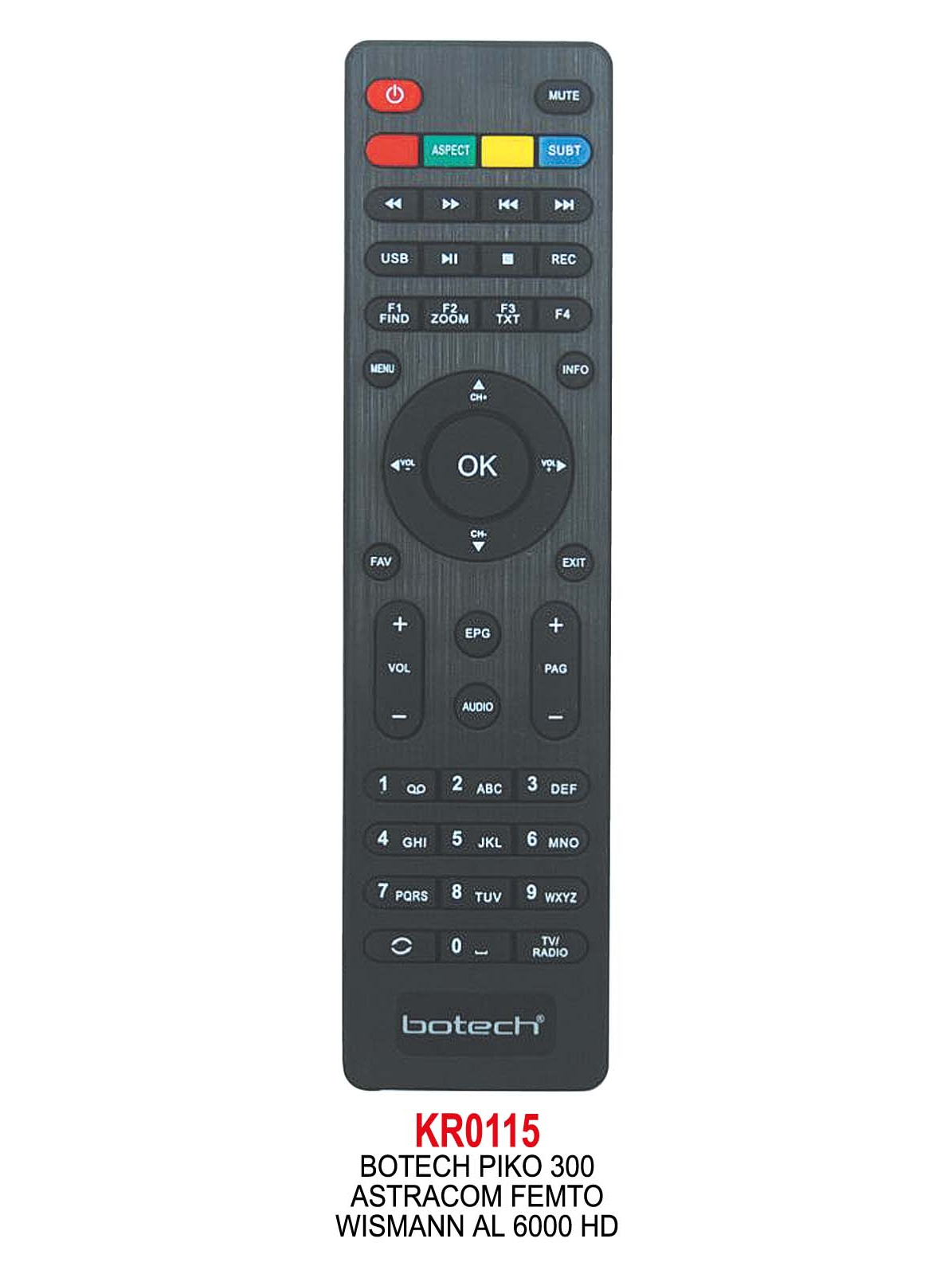 Botech  Piko 300-Astracom Femto-Wismann Al 6000 Hd - Polsat Cooper