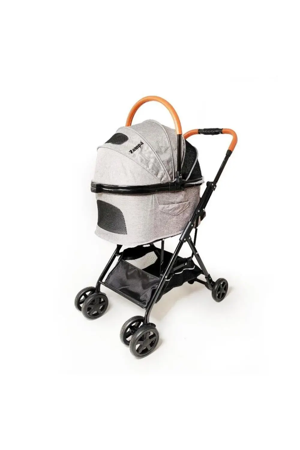 Bottas Kedi Ve Köpek Arabası Gri 48x80x99 Cm