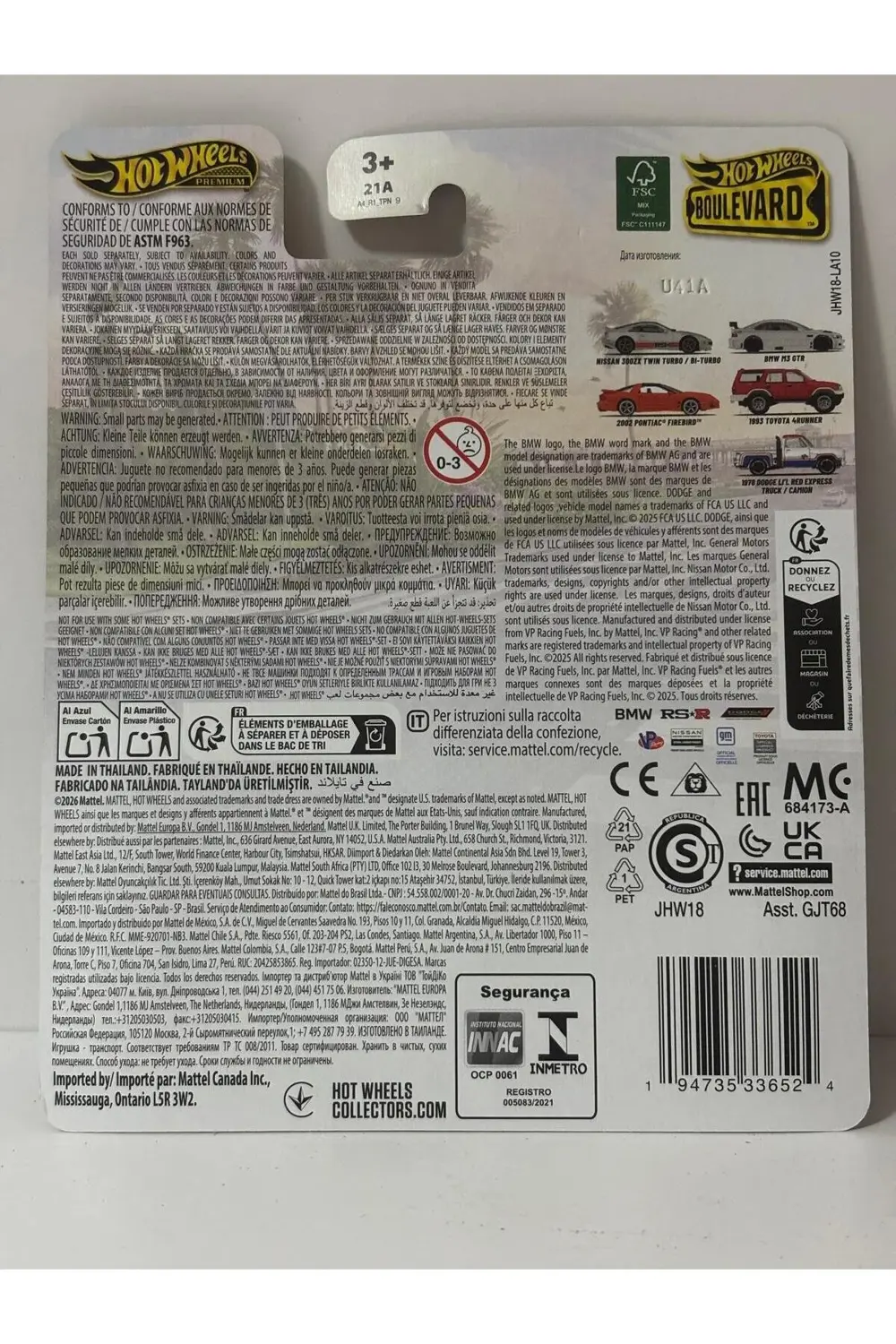 Boulevard 1993 Toyota 4Runner GJT68-JHW18