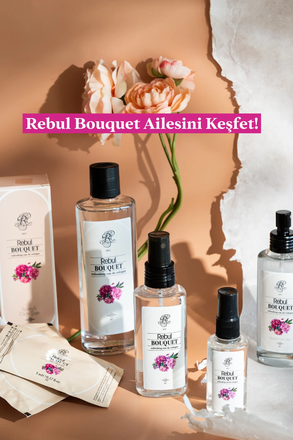 Bouquet 250 ml 100 ml Cam Şişe Kolonya Seti Fiyatı, Yorumları ve Özellikleri