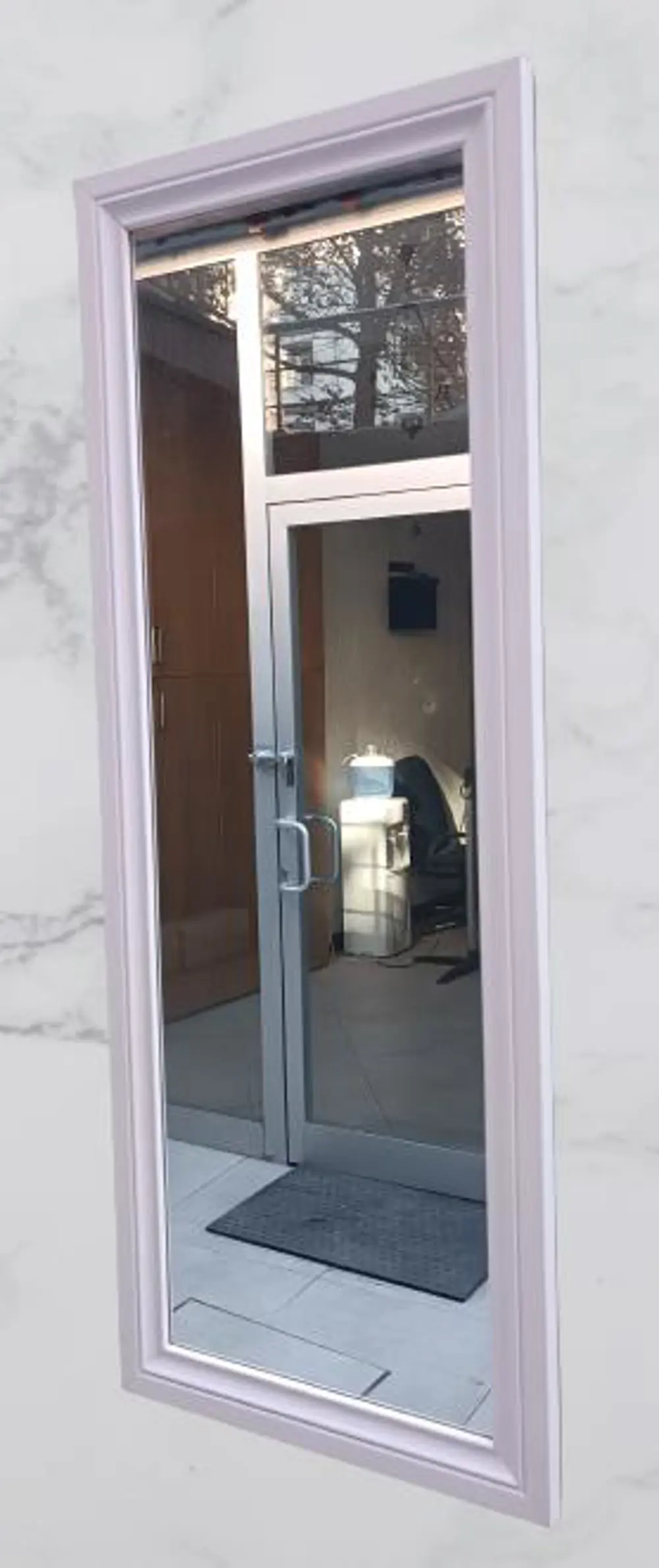 Boy 90009 Ayna MDF lam Çerçeve 1 Sınıf Ayna Parlak Beyaz Boya Kut