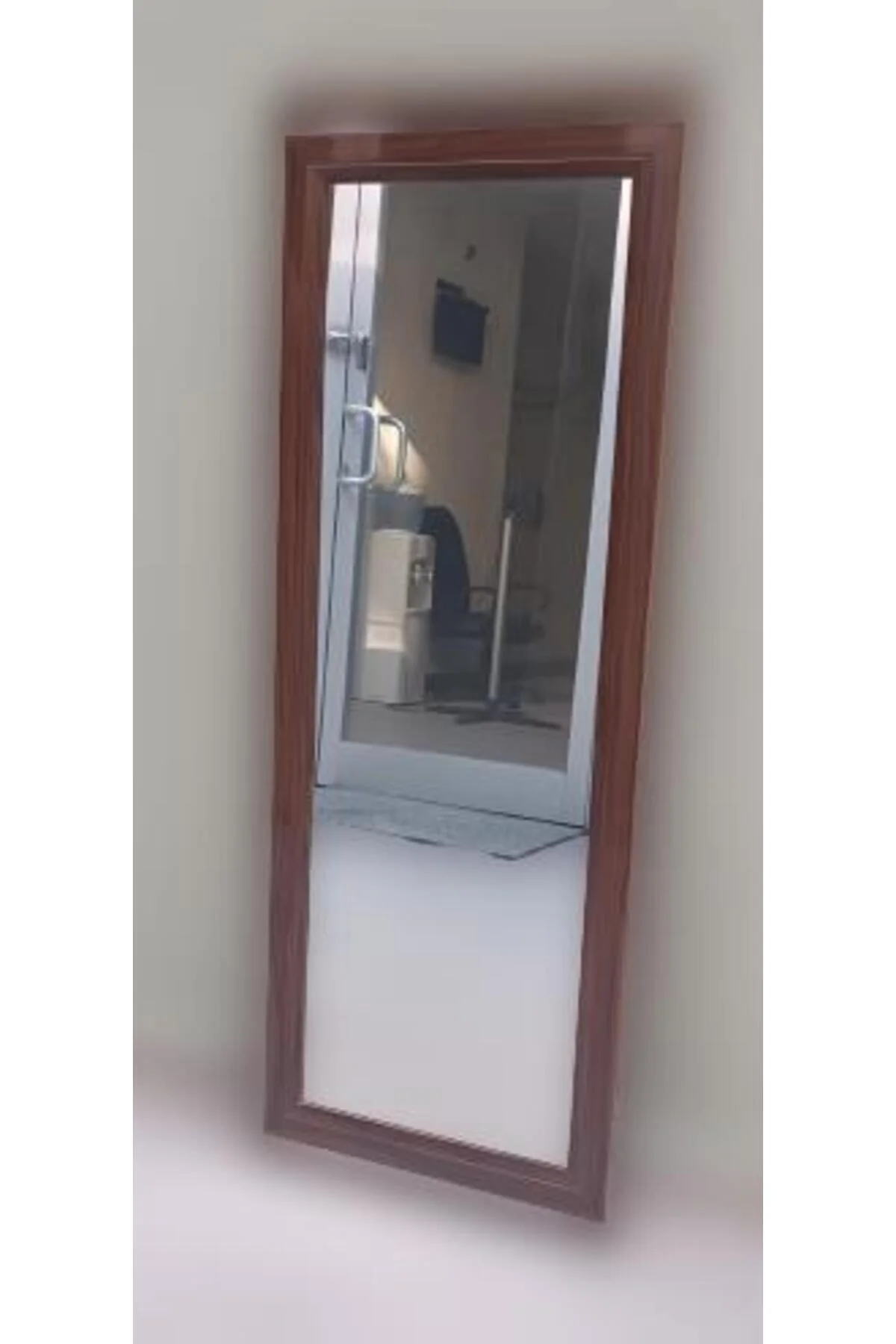 Boy 90021 Ayna MDF lam Çerçeve 1 Sınıf Ayna Parlak Ceviz Boya Kutu Sevk El yapım - Görsel 6