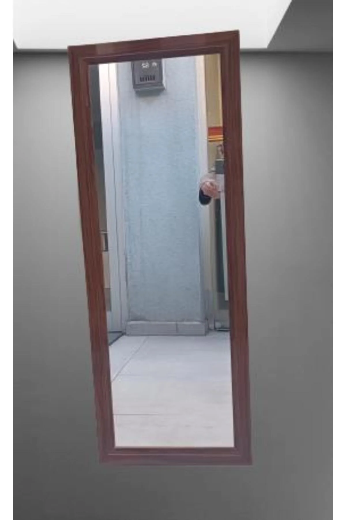 Boy 90021 Ayna MDF lam Çerçeve 1 Sınıf Ayna Parlak Ceviz Boya Kutu Sevk El yapım - Görsel 7