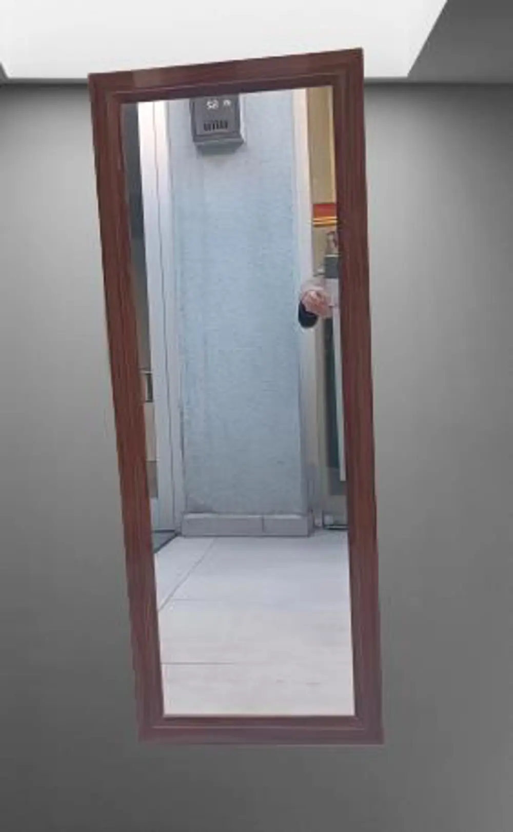 Boy 90021 Ayna MDF lam Çerçeve 1 Sınıf Ayna Parlak Ceviz Boya Kut