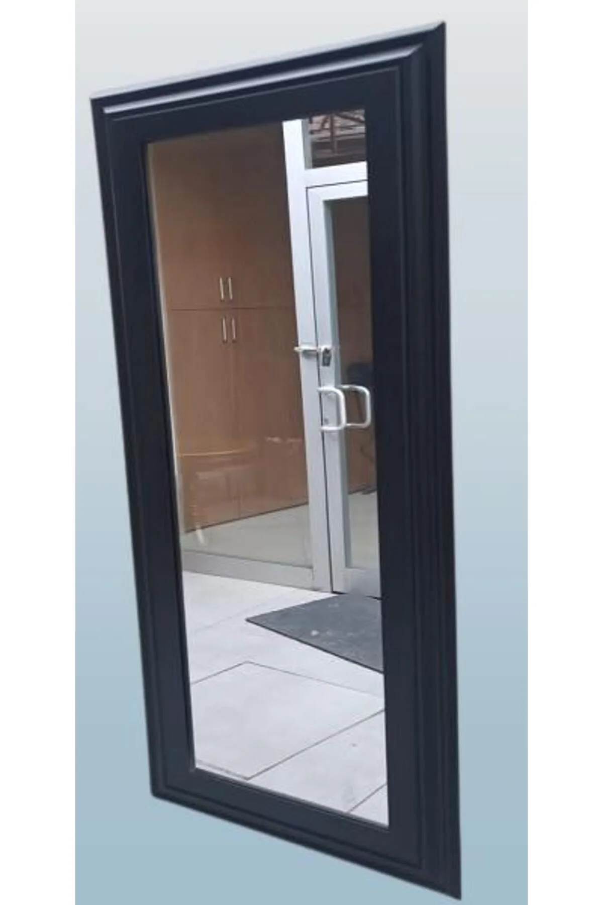 Boy 90346 Duvar Aynası 45'e 115 MDF Lam Kenar Siyah Flotal Ayna Kutuda Sevk El Yapım Boy 90346 Duvar Aynası 45'e 115 MDF Lam Kenar Siyah Flotal Ayna Kutuda Sevk El Yapım - Görsel 6