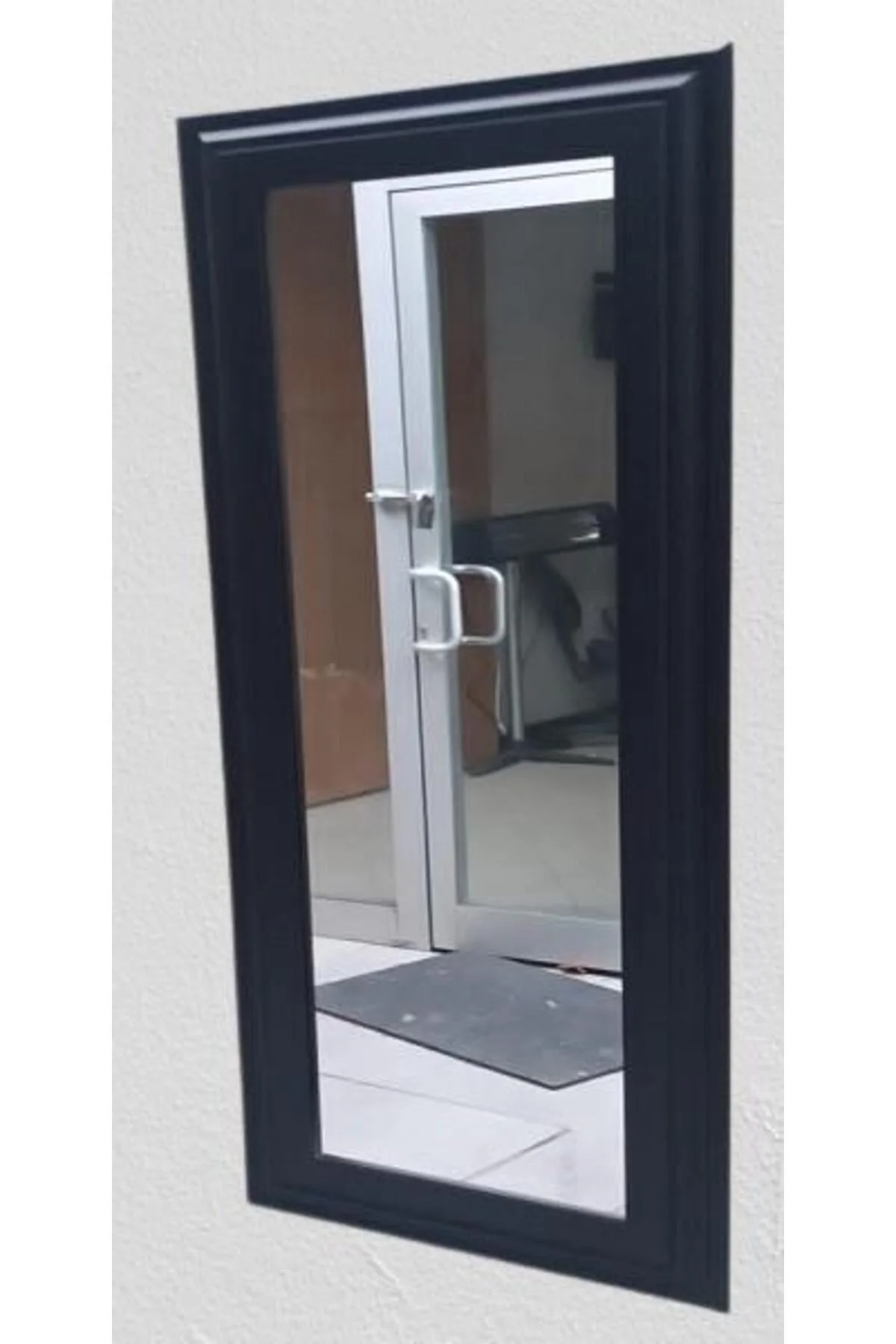 Boy 90346 Duvar Aynası 45'e 115 MDF Lam Kenar Siyah Flotal Ayna Kutuda Sevk El Yapım Boy 90346 Duvar Aynası 45'e 115 MDF Lam Kenar Siyah Flotal Ayna Kutuda Sevk El Yapım - Görsel 5