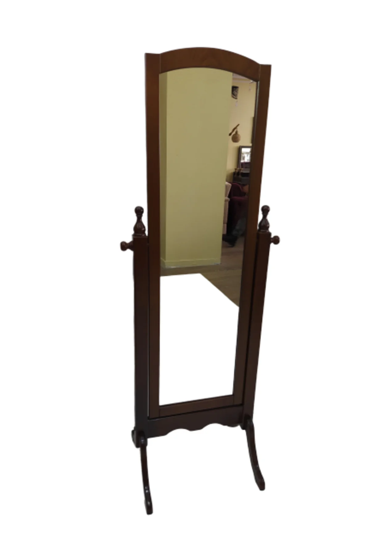 Boy Ayna 14002 Ahşap Parlak CEVİZ Lake Boya Natüre Klasik Mobilya MDF El Yapı Boy Ayna 14002 Ahşap Parlak CEVİZ Lake Boya Natüre Klasik Mobilya MDF El Yapı - Görsel 2