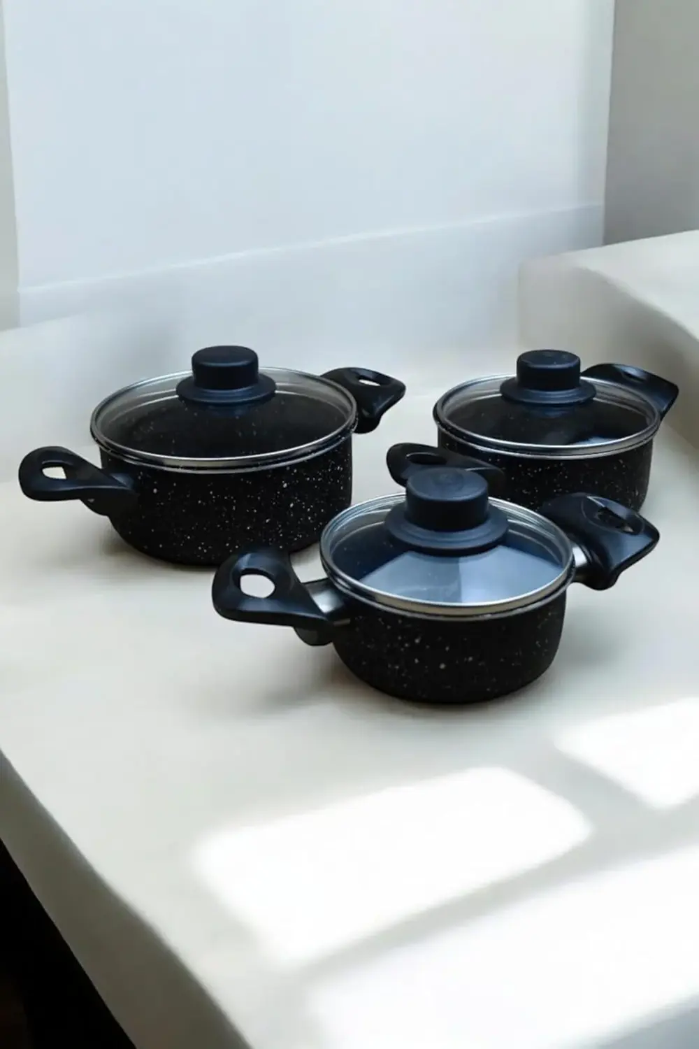 Boy Granit Tencere Takımı/Sos, Yemek Isıtma Tencere Seti