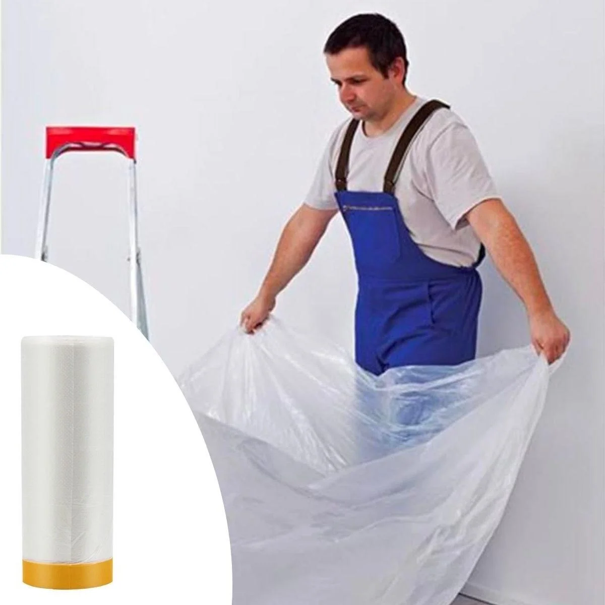 Boya Badana Eşya Koruma Hışır Örtüsü 280cm X 15 Mt  Yapışkanlı Hışır Örtü Bx40 Fiyatı, Yorumları ve Özellikleri